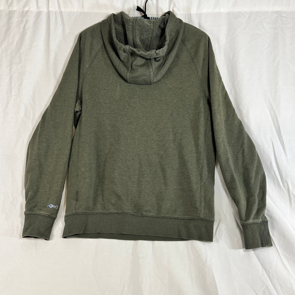 Carhartt Force Olive Green Relaxed Fit Pullover Hoodie Men's M - Picture 2 of 5